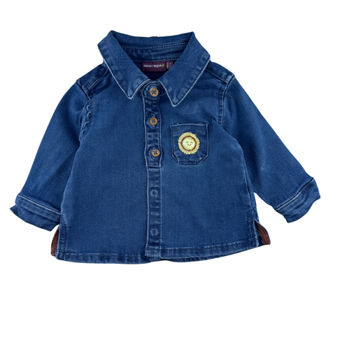 Chemise en denim, 3 mois