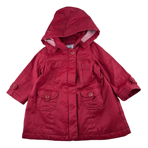 Parka ciré à capuche