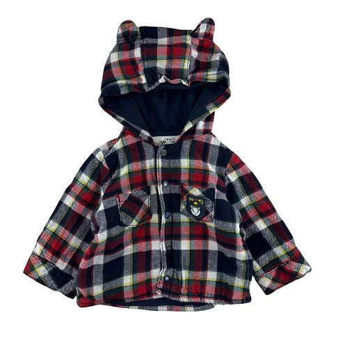 Chemise épaisse à carreaux