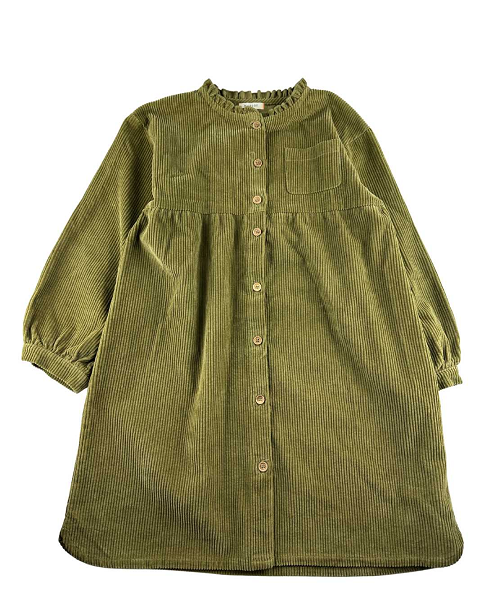 Robe en velours côtelé