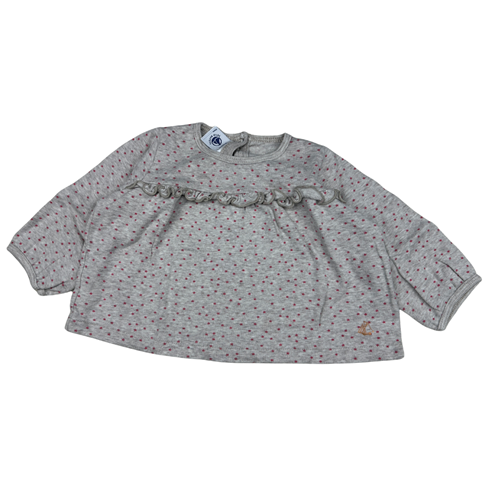 Tee shirt manches longues imprimé, 6 mois