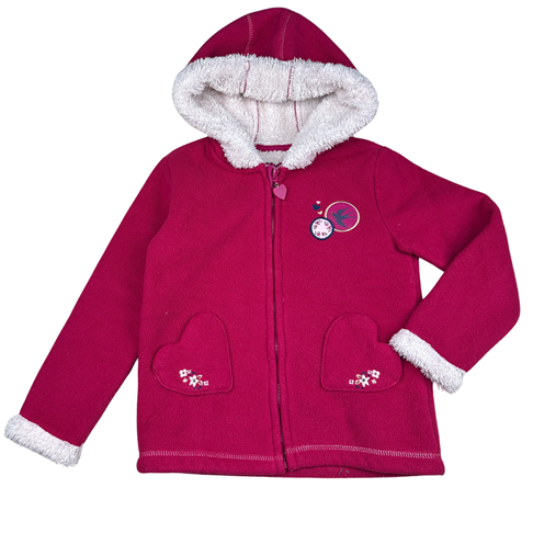 Sweat zipé à capuche, 4 ans