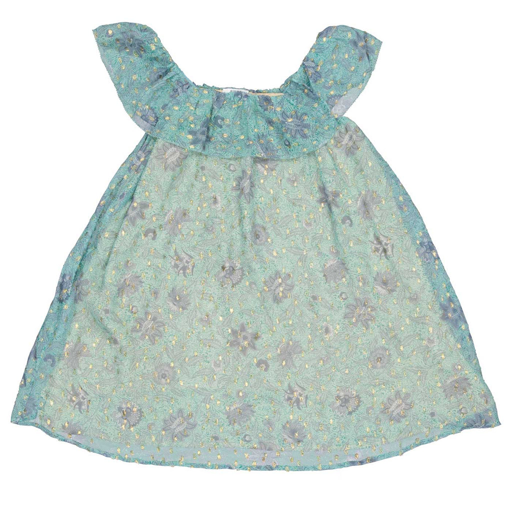 Louise Misha - Robe cérémonie, voile de soie brodée - taille 8 ans