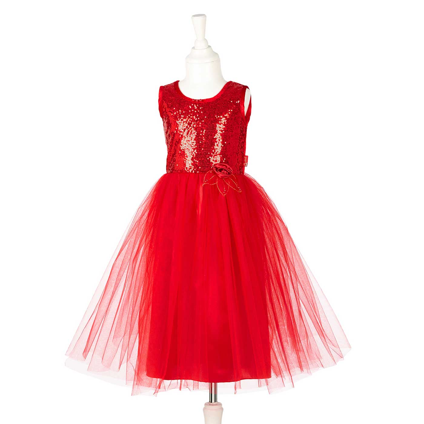 Souza - Robe cérémonie, rouge sequins - taille 3 ans