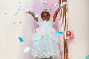 Costume robe de princesse Cendrillon enfant