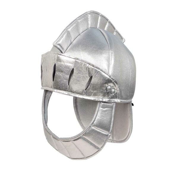 Casque chevalier argent accessoire Ramon déguisement enfant