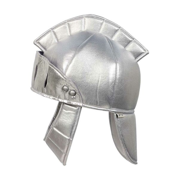 Casque chevalier argent accessoire Ramon déguisement enfant