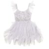 Robe bébé fille tutu, sequin chic vintage