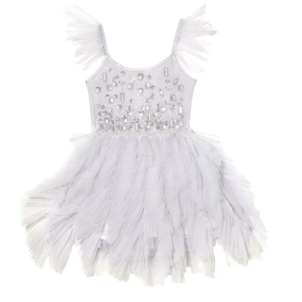 Robe bébé fille tutu, sequin chic vintage