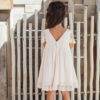 Robe courte nude fille cérémonie à louer en-boucle
