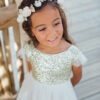 robe-sequin-et-tulle-cérémonie, mariage, fille à louer En-boucle