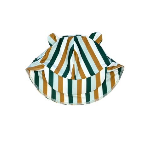 Casquette anti-uv rayures colorées Liewood chez Enbouclekids