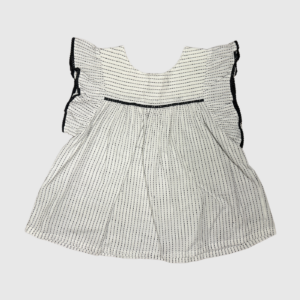 Blouse blanche effet de rayures 5 ans Monoprix kids