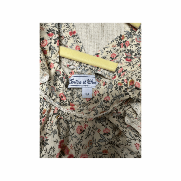 Tartine et chocolat seconde main enfant top fille imprimé liberty