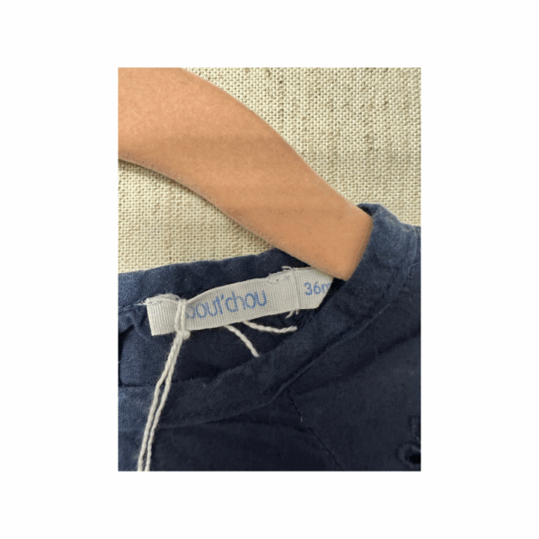 Bout'chou seconde main fille broderie anglaise marine