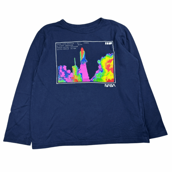 Tee-shirt marine imprimé Gap 8 ans seconde main
