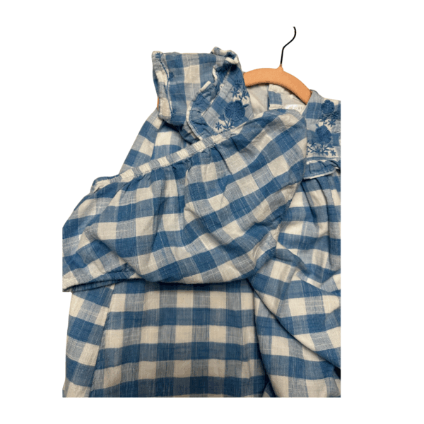 Robe courte bout'chou brodée à carreaux bébé fille seconde main
