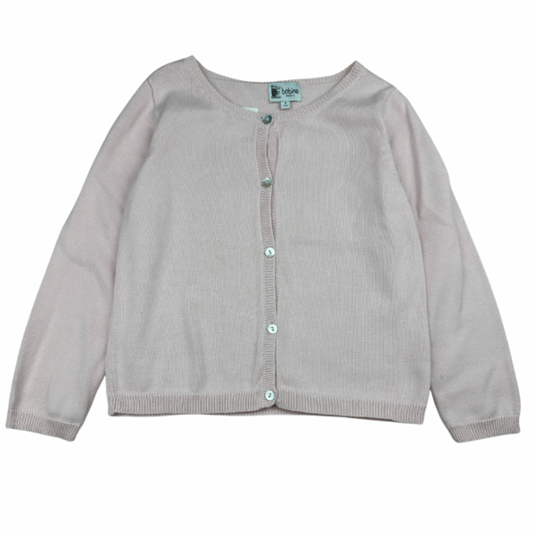 Cardigan rose pâle Bobine 6 ans seconde main