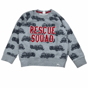 Sweat gris brodé Gap 5 ans seconde main