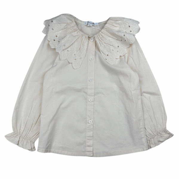 Blouse manches longues rose pâle Louisiella 6 ans seconde main
