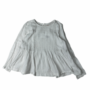 Blouse manches longues blanche Monoprix 4 ans seconde main