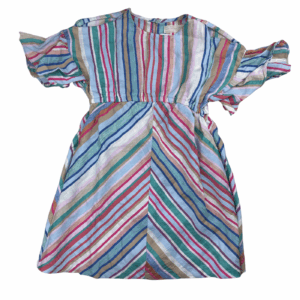 Robe rayée multicolore Zara 6 ans seconde main