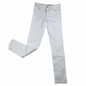 Pantalon en denim blanc Monoprix 8 ans seconde main