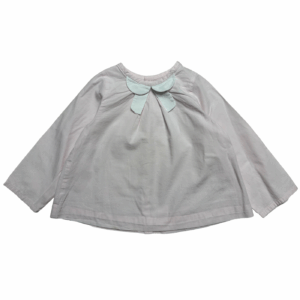 Blouse Jacadi rose et blanche seconde main enfant 24 mois