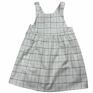 Robe crème imprimé carreaux Moulin Roty 36 mois seconde main
