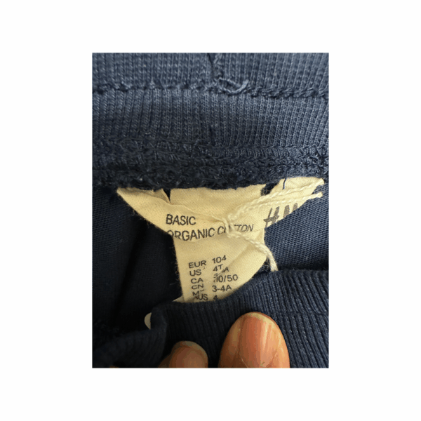 Pantalon jogging H&M marine 3-4 ans seconde main enfant