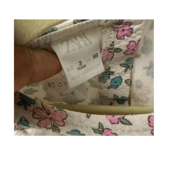 Robe zara imprimée seconde main enfant