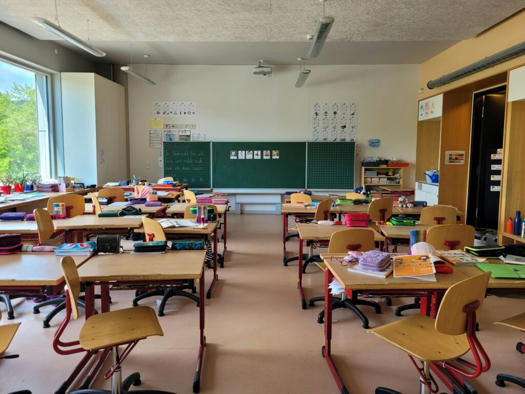 Fin de l'école des enfants